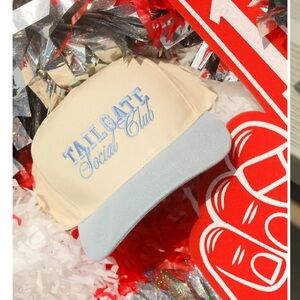 Tailgate Social Club - Cream and Blue